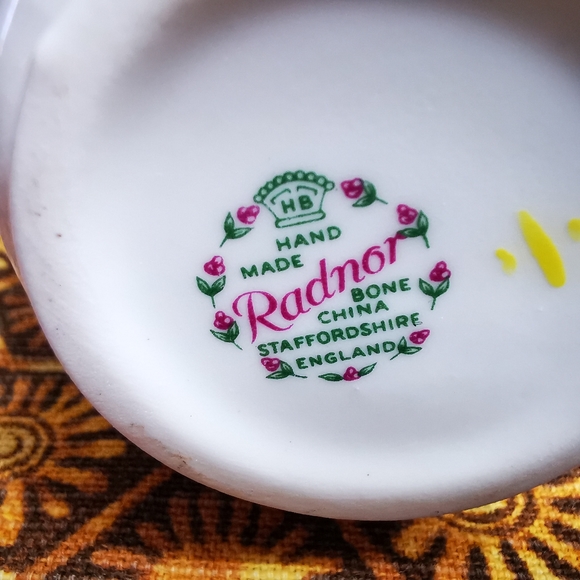 Vintage Radnor Bone China Hand Made White Gardenia Floral Arrangement Figurine - Picture 7 of 17